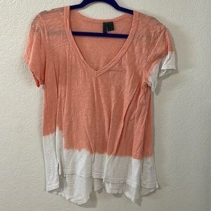 Coral vneck